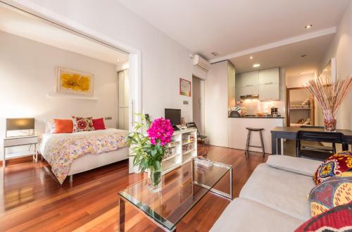 Een kamer bij Principe Santa Ana Madrid Centro