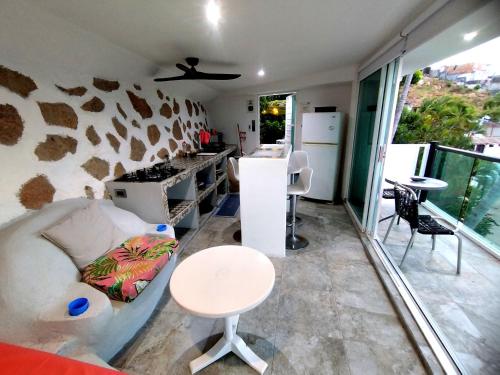 Køkken eller tekøkken på Casa Breizh