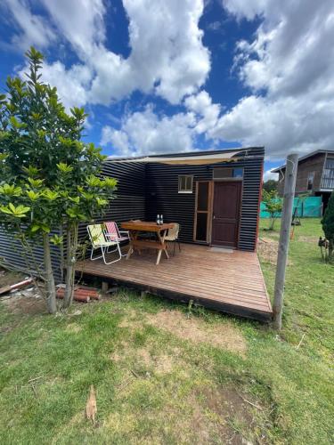 Jardin de l'établissement TinyHouse Box Lican Ray