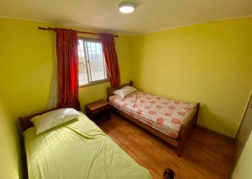 En eller flere senge i et værelse på El tabo house