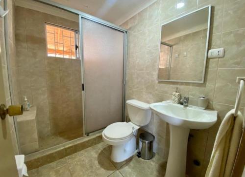 Et badeværelse på El tabo house