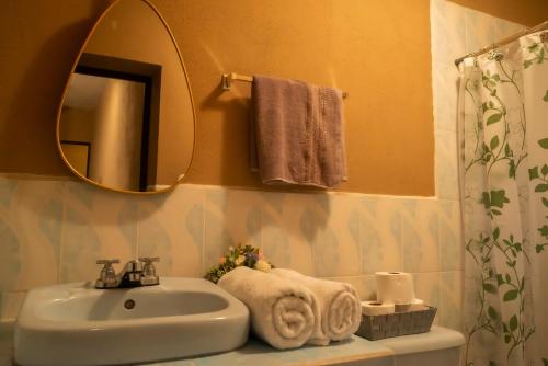 Koupelna v ubytování Casa Vista Baúl