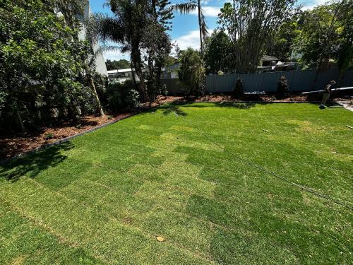 En have udenfor Little Ray on Sunshine. Hamptons style beachhouse