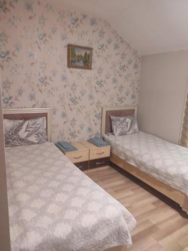Кровать или кровати в номере FF Motel