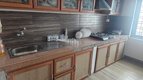 Nhà bếp/bếp nhỏ tại Amee's Luxury above the City