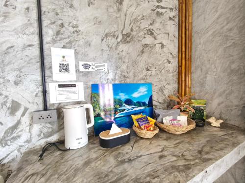 Kuchyň nebo kuchyňský kout v ubytování Laeley 1,000 miles resort