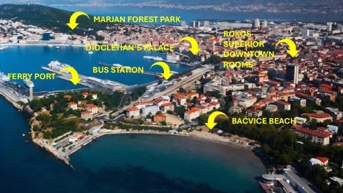 ROKOS SUPERIOR DOWNTOWN ROOMS - comfortable rooms with private bathrooms - perfect location for exploring Diocletian's Palace and the gastronomy of Split within walking distance