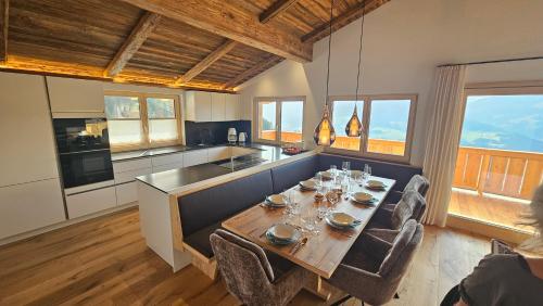 Køkken eller tekøkken på Appartement Oberschernthann