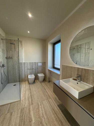 Koupelna v ubytování L'Orangerie