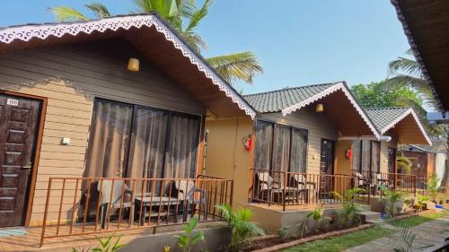 Bygningen som resortet ligger i