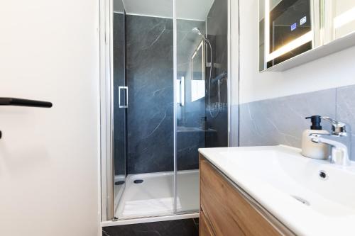 Koupelna v ubytování Heu22 Winterruhe