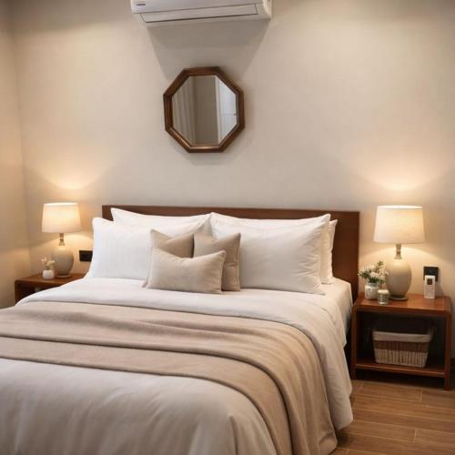 Postel nebo postele na pokoji v ubytování Azra Luxe villa famille uniquement Family only