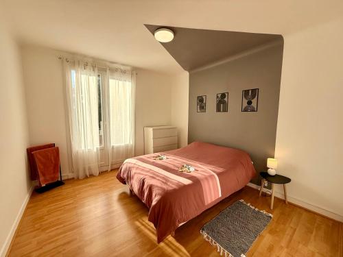 En eller flere senge i et værelse på Beauséjour