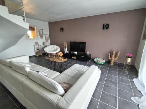 Posezení v ubytování Gite la Picholine_Bourg Saint Andéol