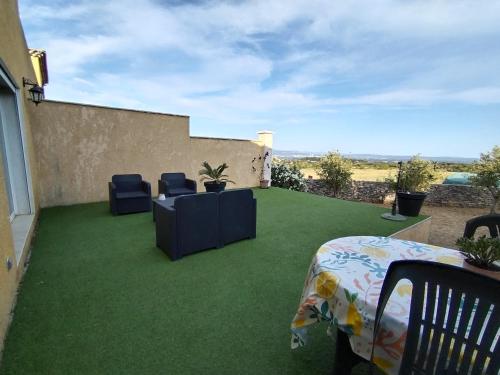 Posezení v ubytování Gite la Picholine_Bourg Saint Andéol