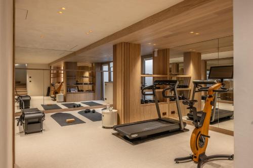 Phòng/tiện nghi tập thể dục tại Chalet Acorn