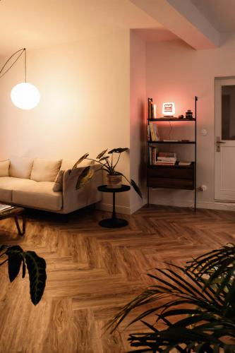 Zona d'estar a Maison Grand Sable