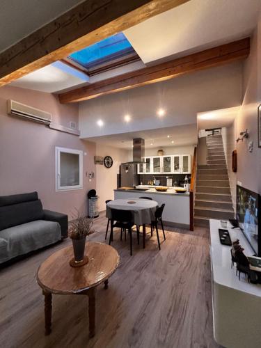 Nhà bếp/bếp nhỏ tại Typique cabanon familial