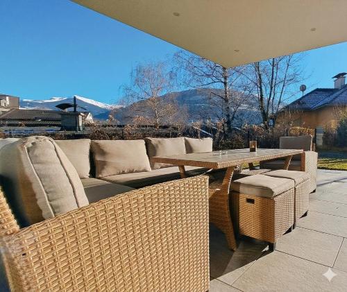 Posezení v ubytování TBN Apparts Fritzens