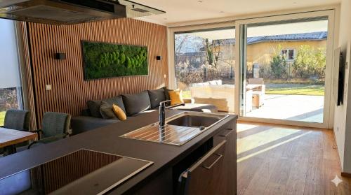 Posezení v ubytování TBN Apparts Fritzens