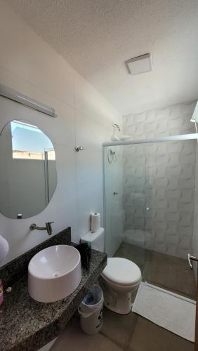 Et badeværelse på SuperLoft 200mts do centro historico com garagem