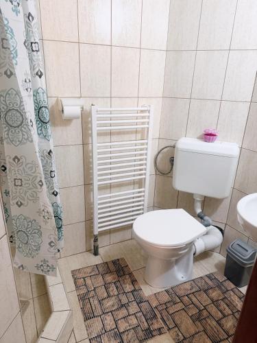 Et badeværelse på Ubytovanie Janka