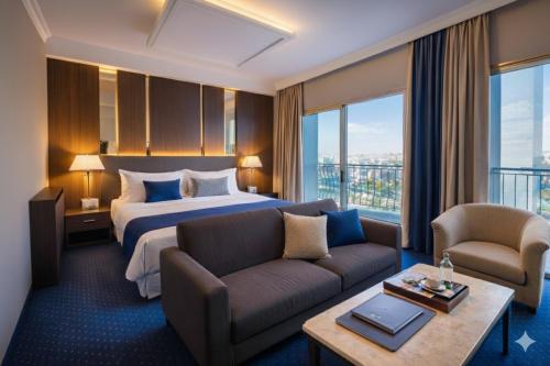 En eller flere senge i et værelse på Padova Hotel