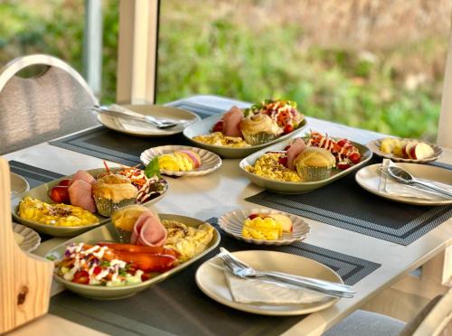 Mad på bed and breakfast-stedet eller i nærheden