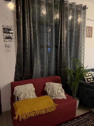 Et opholdsområde på ComfortStay 1BHK