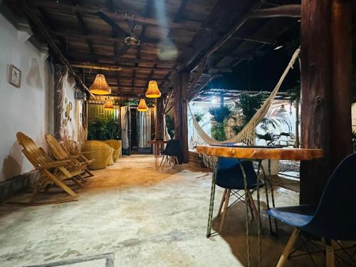 Et opholdsområde på Arrecife Eco Cabañas Palomino