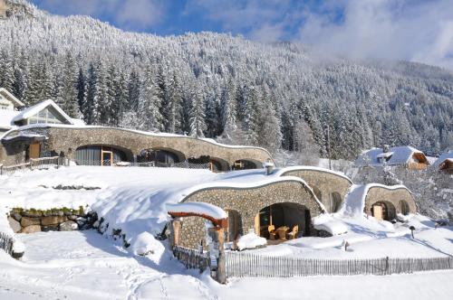 Himmelsbögen und Apartments mit Seeblick und Alleinlage om vinteren