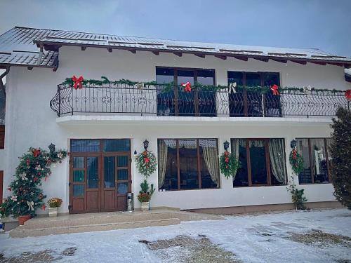 Bygningen som feriehuset ligger i