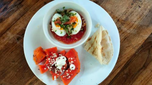 Mad i den private indkvartering eller i nærheden