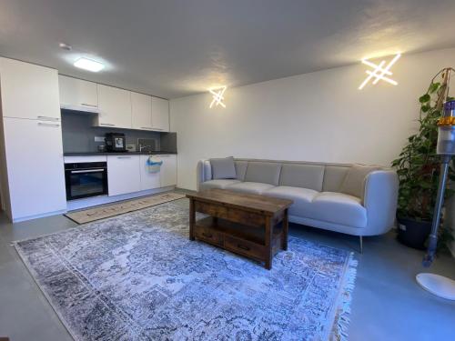 Kuchyň nebo kuchyňský kout v ubytování Cozy ground floor apartment