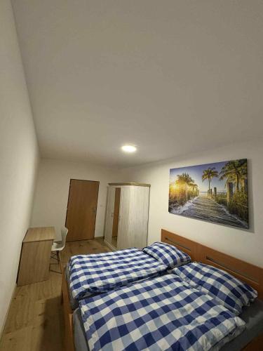 Postel nebo postele na pokoji v ubytování Apartmány u Honzíka