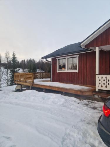 Ånnstugan in de winter