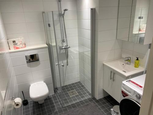 Koupelna v ubytování View & Ro -Modern Apartment