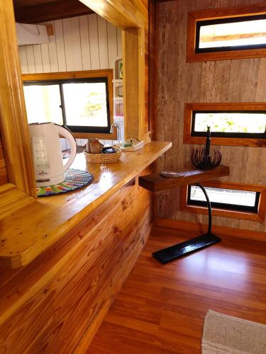 Et opholdsområde på Cabaña