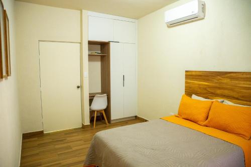 Giường trong phòng chung tại Casa Victoria Totalmente Nueva