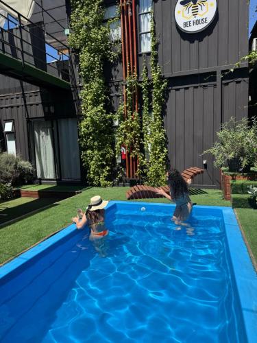 Bazén v ubytování Beehouse TinyGreen Jacuzzi Opcional nebo v jeho okolí