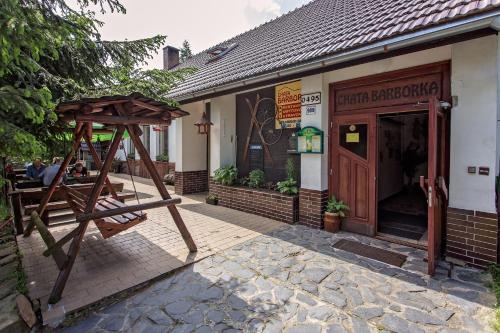 Вътрешен двор или друго открито пространство в Chata Barborka