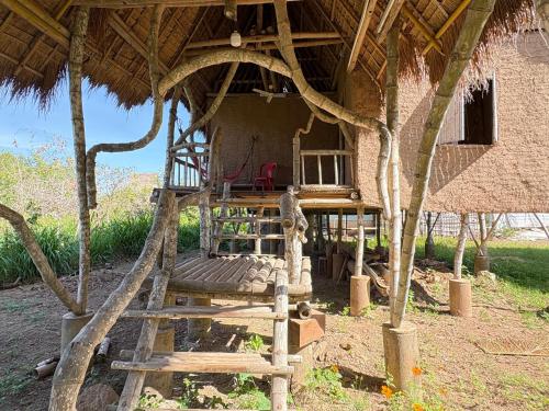 Zahrada ubytování OBT Homestay and Bungalows