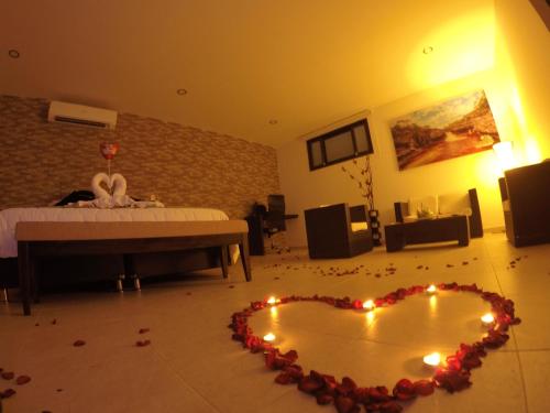 Ένα ή περισσότερα κρεβάτια σε δωμάτιο στο Hotel Boutique Duranta