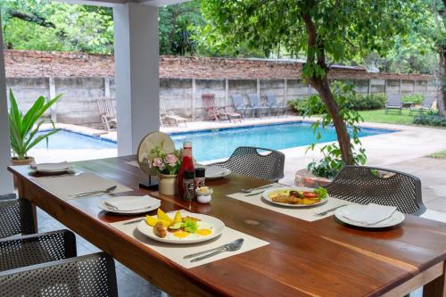 Mad på bed and breakfast-stedet eller i nærheden