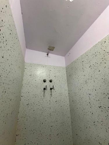 a room with a ceiling with two sinks in it at Brij niwas in Udaipur