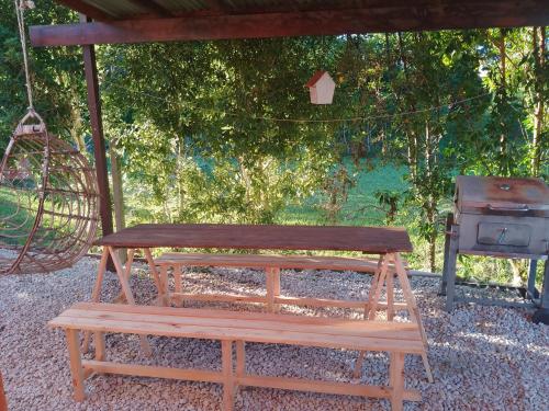 En have udenfor Casa Valle Verde