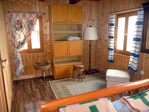 A kitchen or kitchenette at Naturpark Ferienhaus