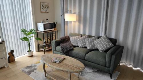 Et opholdsområde på Tranquil Family Retreat