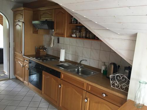 Cucina o angolo cottura di Ferienhaus Haber
