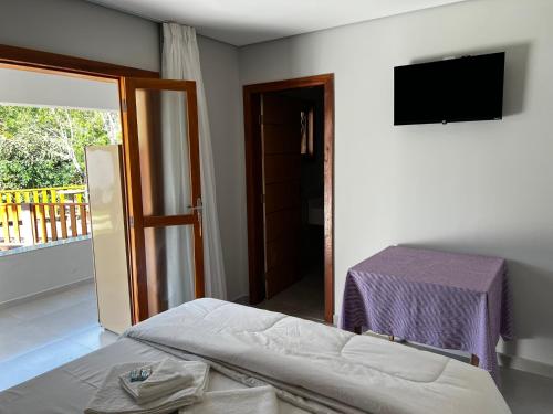 TV/trung tâm giải trí tại Pousada do Rui